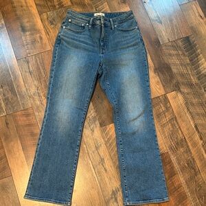 Stylish Blue bootcut Leg Women's Jeans